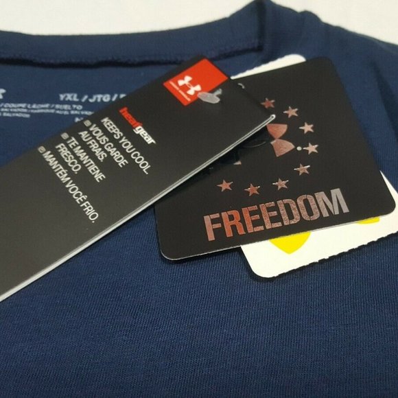 Under Armour Boys Short Sleeve Freedom Tshirt - Picture 3 of 4